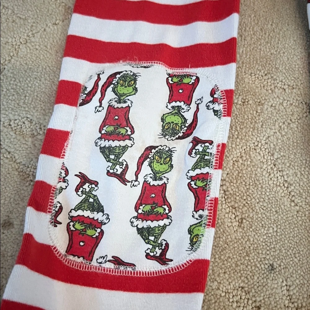 Hanna Andersson Dr. Seuss Grinch Long John Pajama Set Grinch Mix It Up Size 8